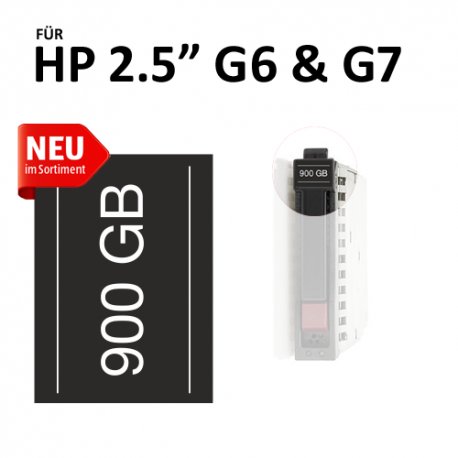 HP Sticker für G6/G7 2.5" Caddy's